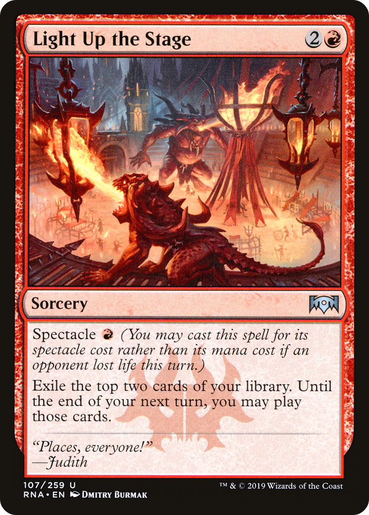 Light Up the Stage (RNA-107)  - Ravnica Allegiance