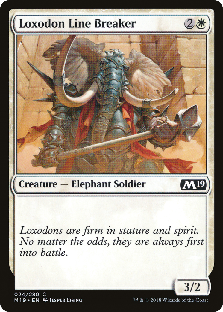 Loxodon Line Breaker (M19-024)  - Core Set 2019