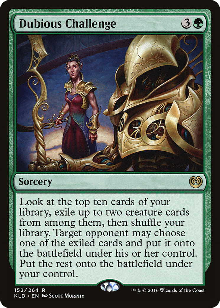Dubious Challenge (KLD-152)  - Kaladesh