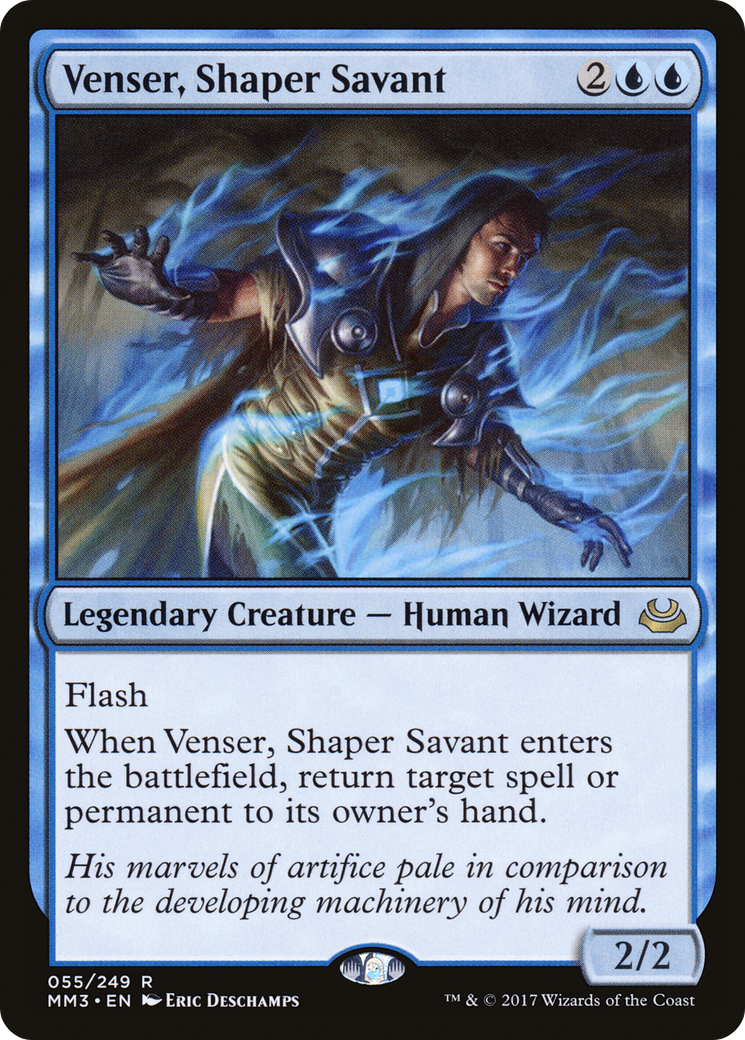 Venser, Shaper Savant (MM3-055) - Modern Masters 2017