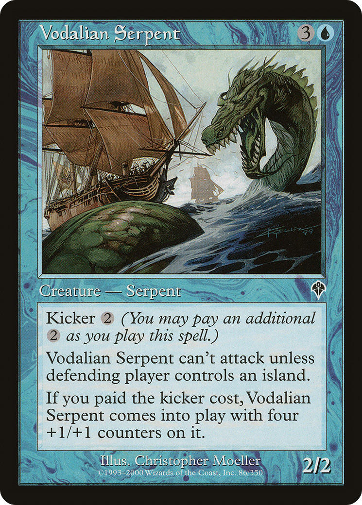 Vodalian Serpent (INV-086)  Foil - Invasion