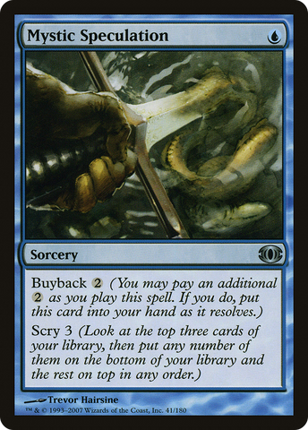 Mystic Speculation (FUT-041)  Foil - Future Sight