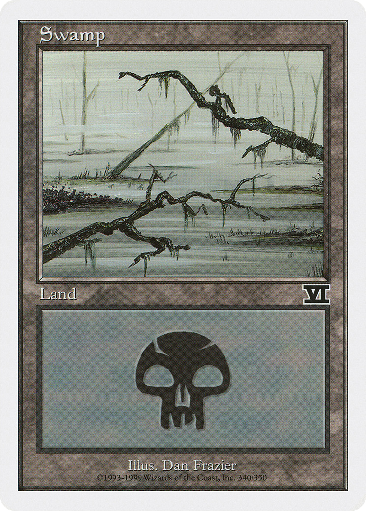Swamp (340) (6ED-340)  - Classic Sixth Edition