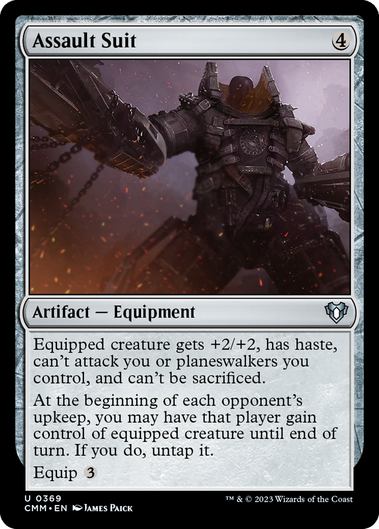 Assault Suit (CMM-369)  Foil - Commander Masters