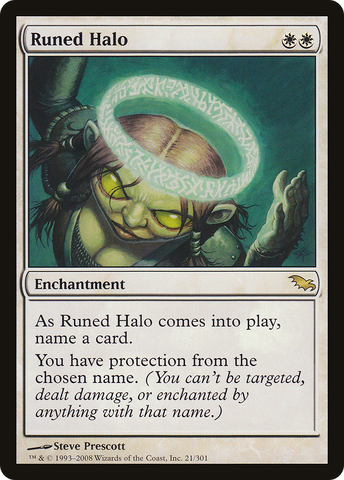 Runed Halo (SHM-021)  - Shadowmoor