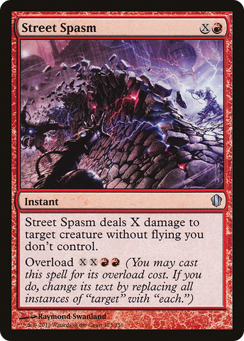 Street Spasm (C13-123)  - Commander 2013