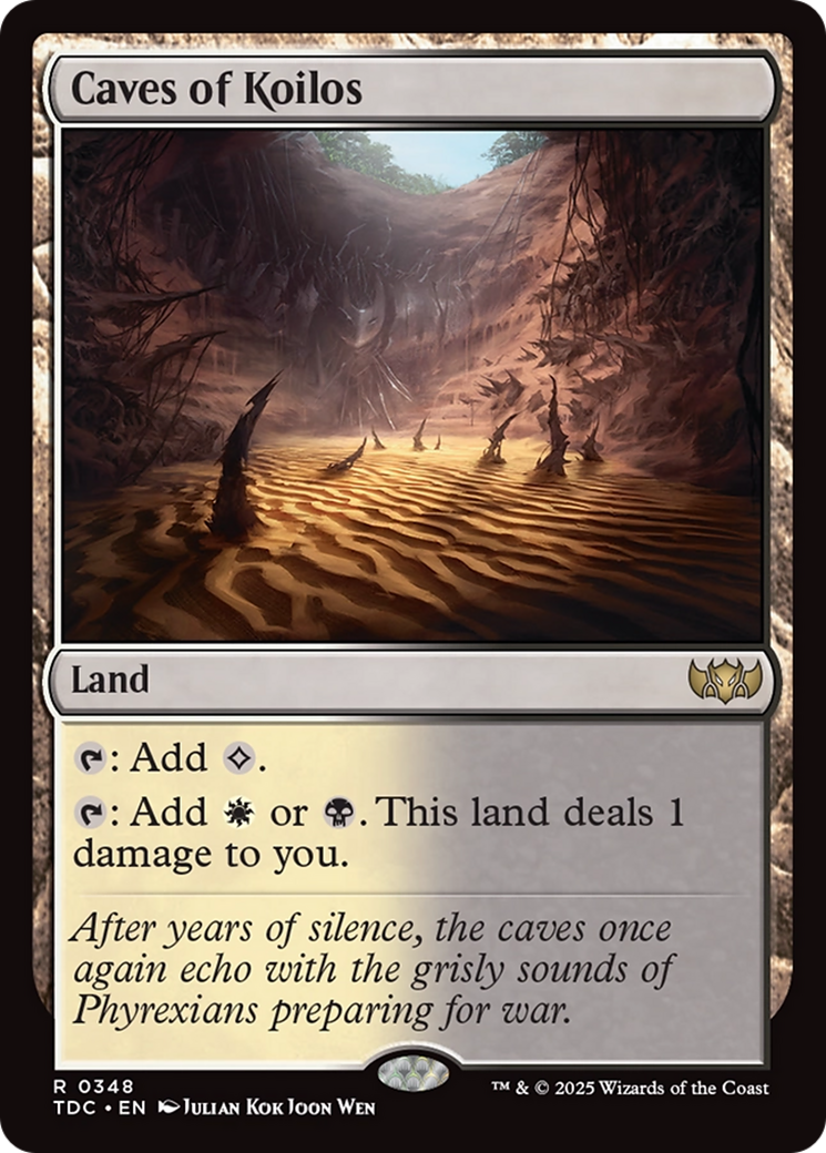 Caves of Koilos (TDC-348) - Commander: Tarkir: Dragonstorm