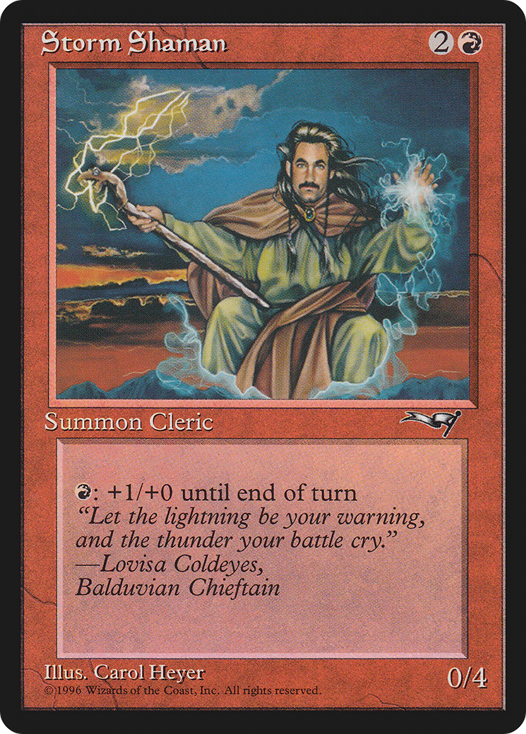 Storm Shaman (Male) (ALL-119)  - Alliances