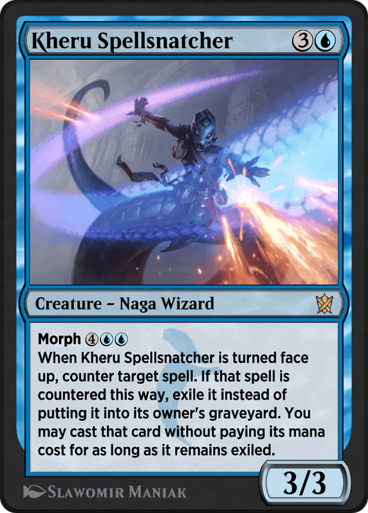 Kheru Spellsnatcher (KTK-45Y)  - Khans of Tarkir