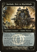 Korlash, Heir to Blackblade (PRE-087)  Foil - Future Sight Promos