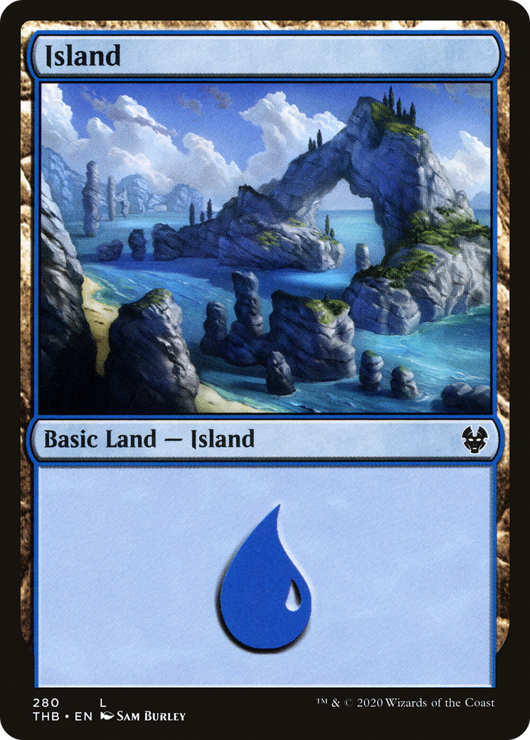 Island (280) (THB-280)  Foil - Theros Beyond Death