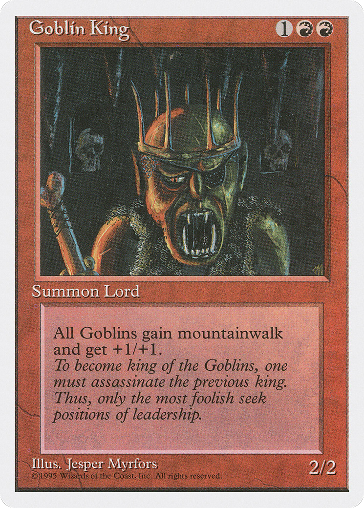 Goblin King (4ED-)  - Fourth Edition