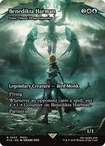 Benedikta Harman - Ishai, Ojutai Dragonspeaker (Showcase) (FCA-053)  - FINAL FANTASY: Through the Ages / Benedikta Harman (Borderless)