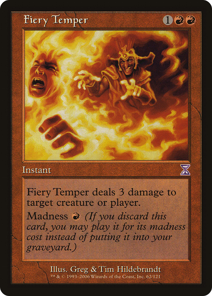 Fiery Temper (TSB-062)  Foil - Time Spiral Timeshifted