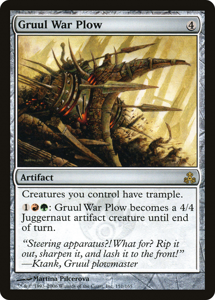 Gruul War Plow (GPT-151)  Foil - Guildpact