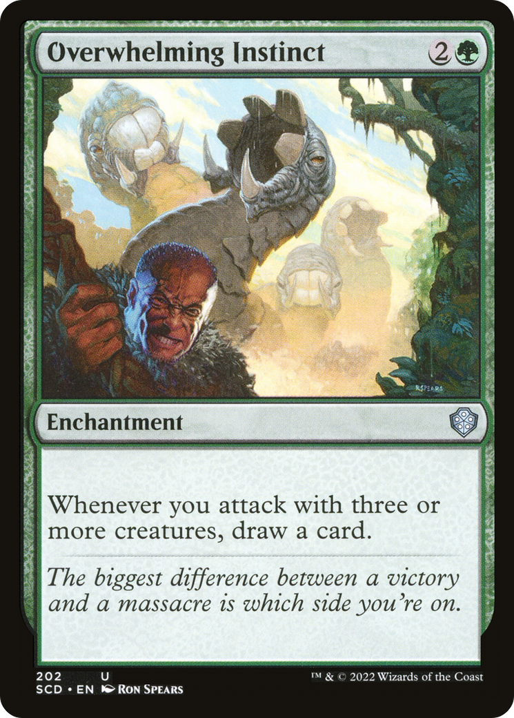Overwhelming Instinct (SCD-202)  - Starter Commander Decks