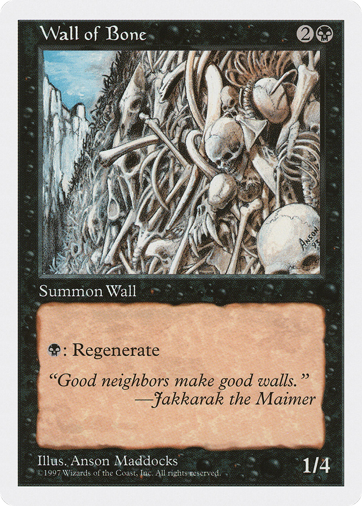 Wall of Bone (5ED-)  - Fifth Edition