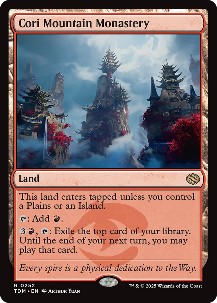 Cori Mountain Monastery (TDM-252)  - Tarkir: Dragonstorm