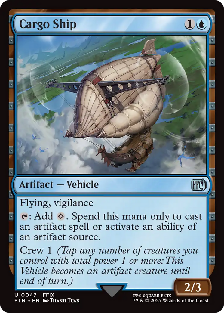 Cargo Ship (FIN-047)  Foil - FINAL FANTASY
