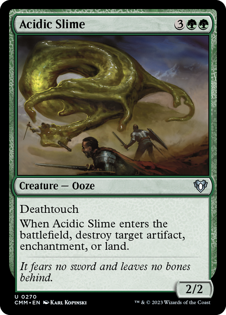Acidic Slime (CMM-270)  - Commander Masters