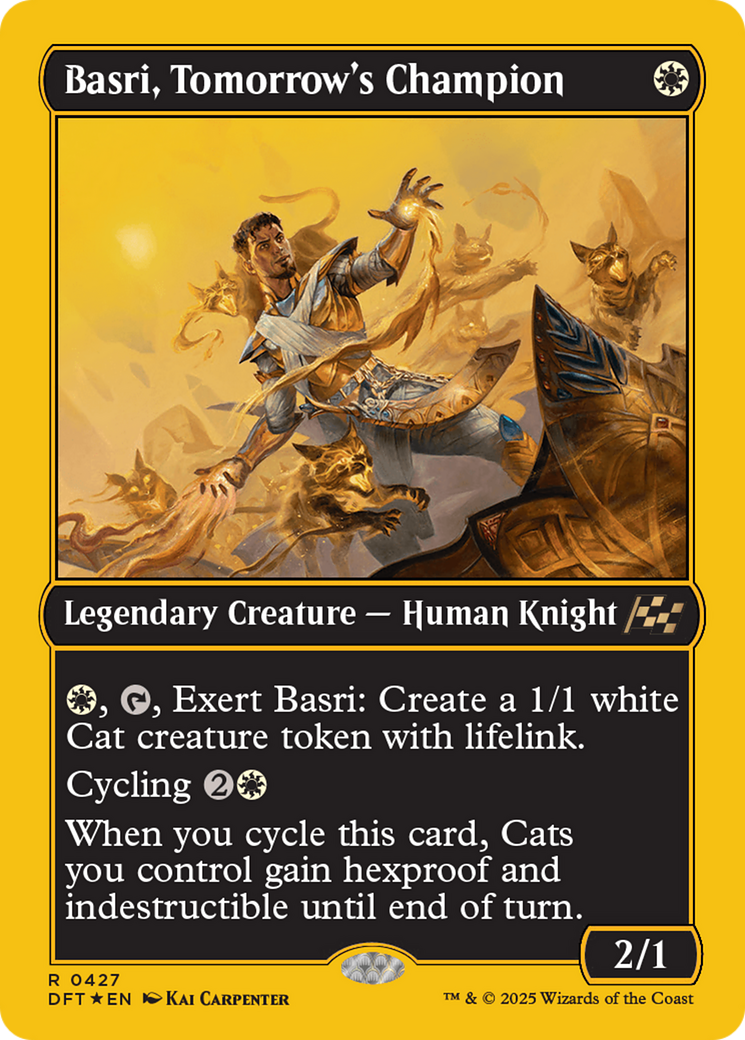 Basri, Tomorrow's Champion (First-Place Foil) (DFT-427)  Foil - Aetherdrift