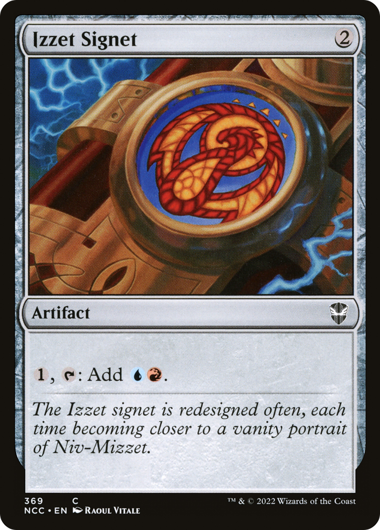 Izzet Signet (NCC-369)  - New Capenna Commander