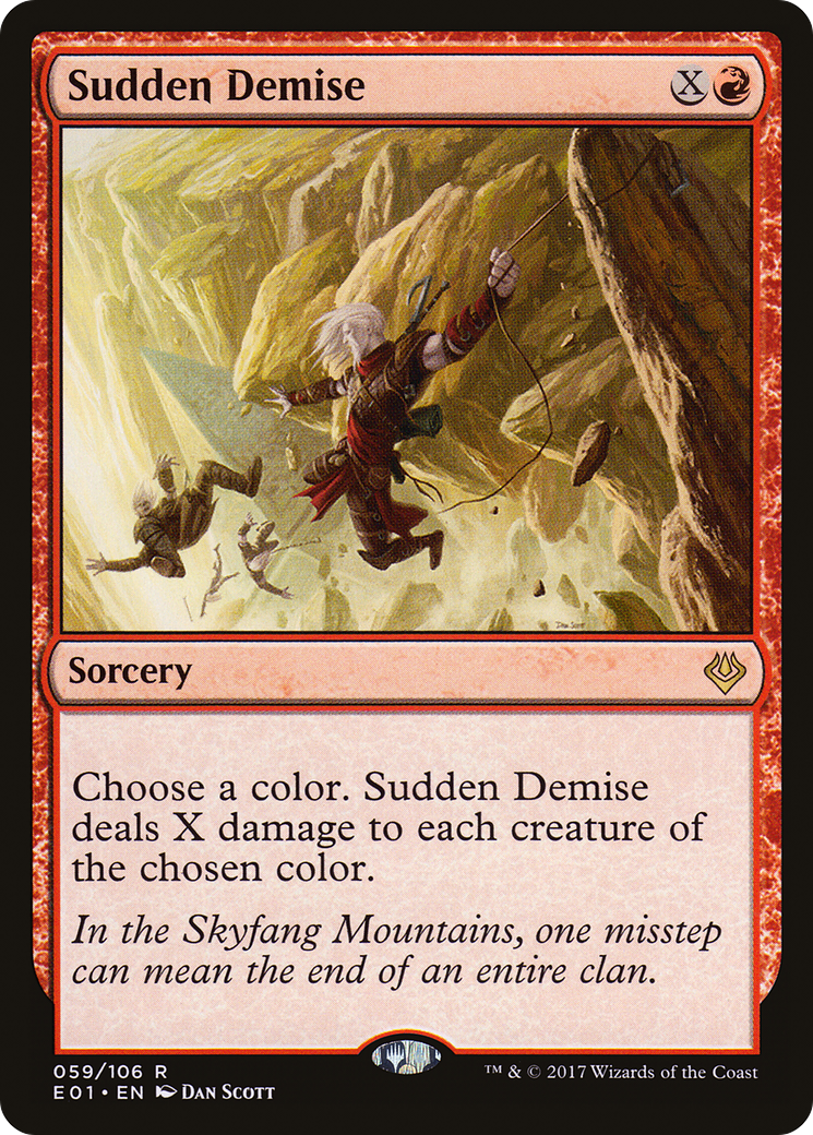 Sudden Demise (AC2-059)  - Archenemy: Nicol Bolas