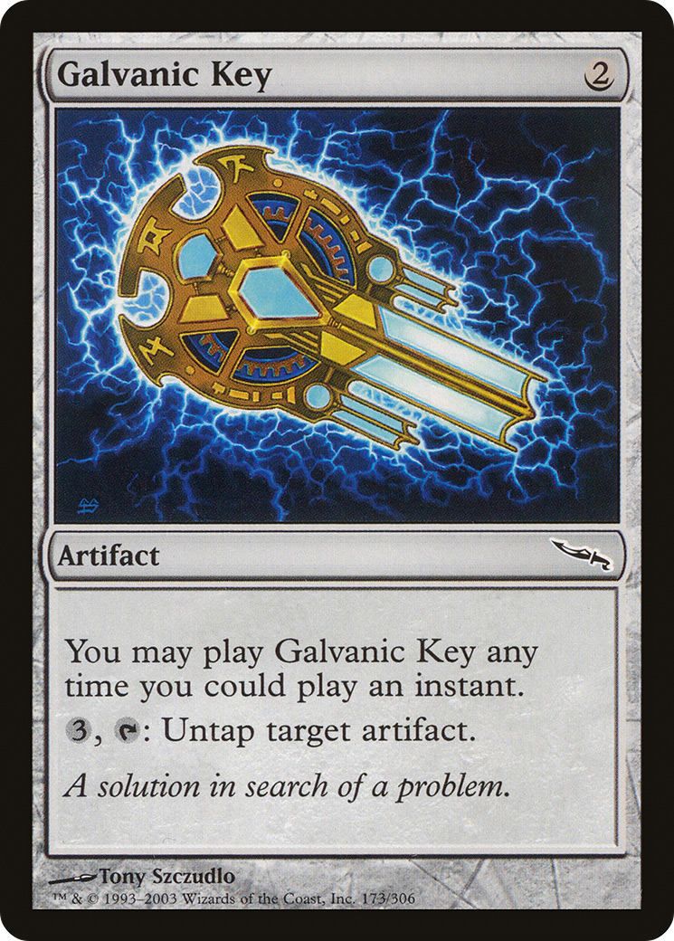 Galvanic Key (MRD-173)  Foil - Mirrodin