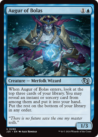 Augur of Bolas (J25-286)  - Foundations Jumpstart