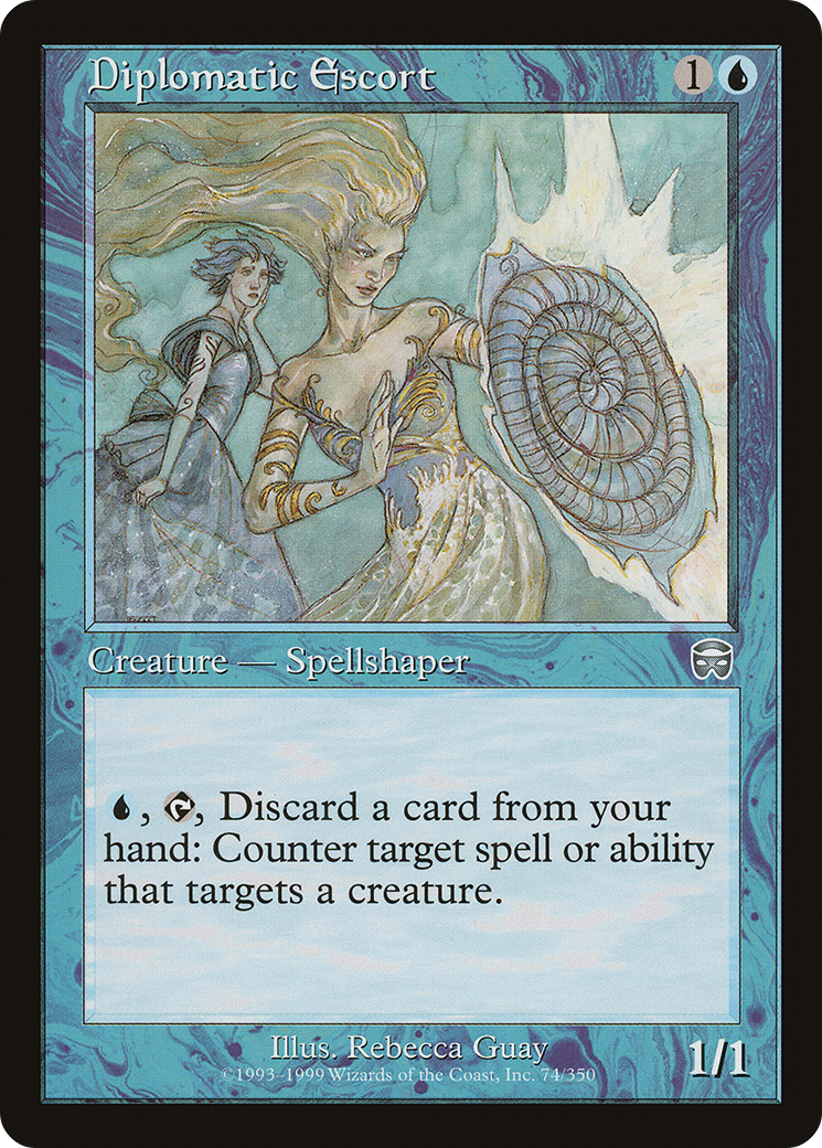 Diplomatic Escort (MMQ-074)  Foil - Mercadian Masques