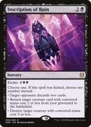 Inscription of Ruin (ZNR-108)  Foil - Zendikar Rising