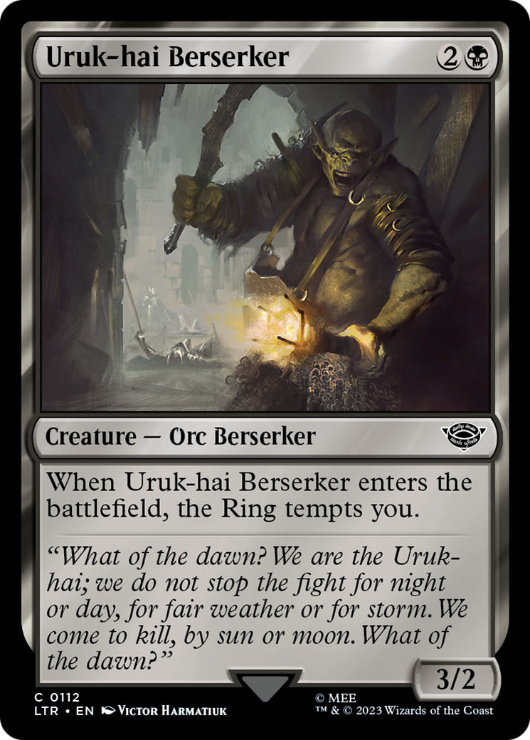 Uruk-hai Berserker (LTR-112) - The Lord of the Rings: Tales of Middle-earth