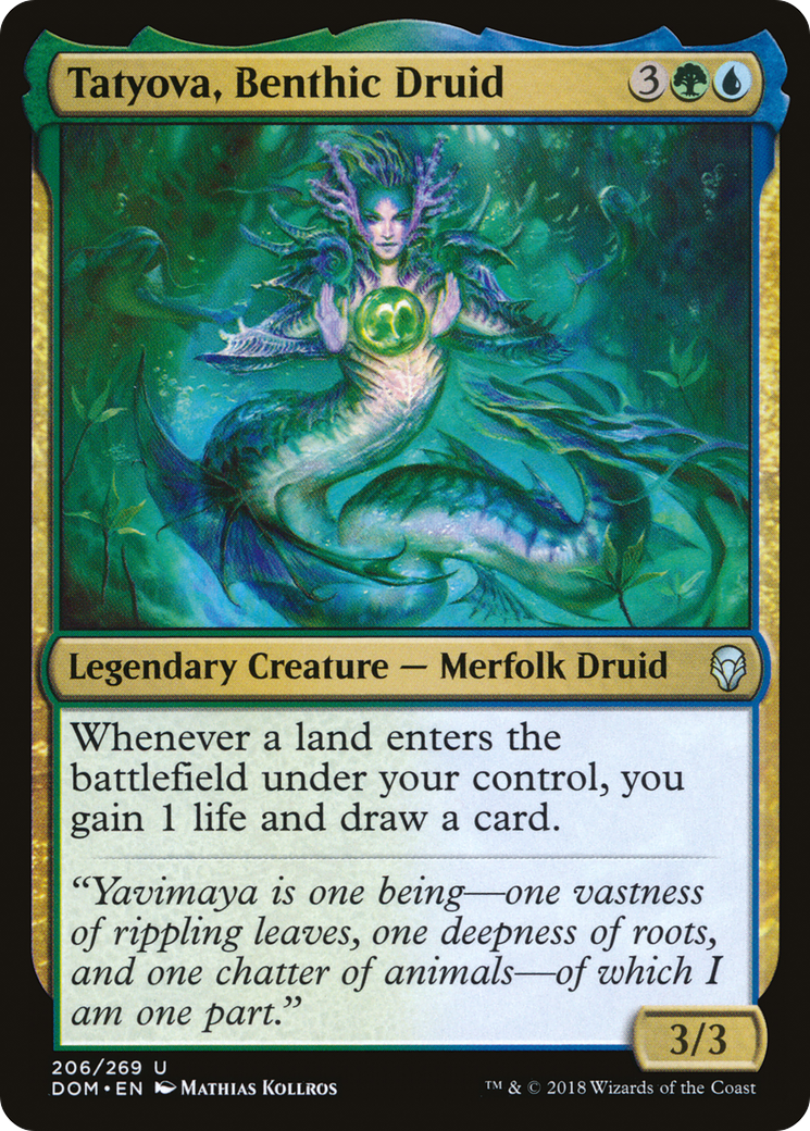 Tatyova, Benthic Druid (DOM-206)  Foil - Dominaria