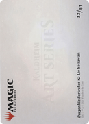 Dragonkin Berserker Art Card (ASKHM-032) - Art Series: Kaldheim (Borderless)