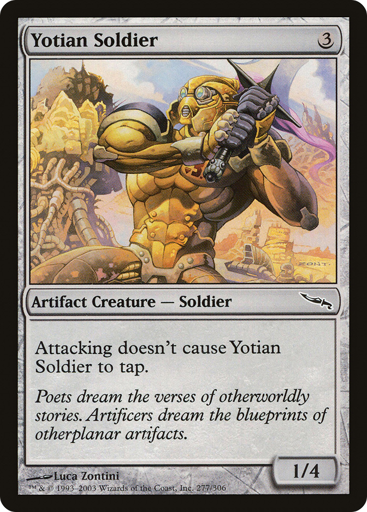 Yotian Soldier (MRD-277)  Foil - Mirrodin