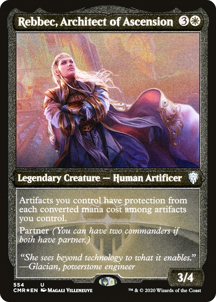 Rebbec, Architect of Ascension (Foil Etched) (CMR-554)  Foil - Commander Legends