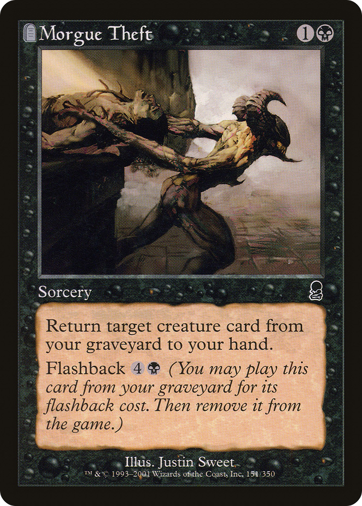 Morgue Theft (ODY-151)  Foil - Odyssey: (tombstone)