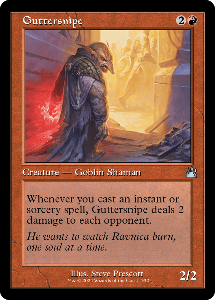 Guttersnipe (Retro Frame) (RVR-332)  Foil - Ravnica Remastered