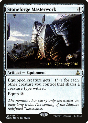 Stoneforge Masterwork (PRE-166)  Foil - Oath of the Gatewatch Promos