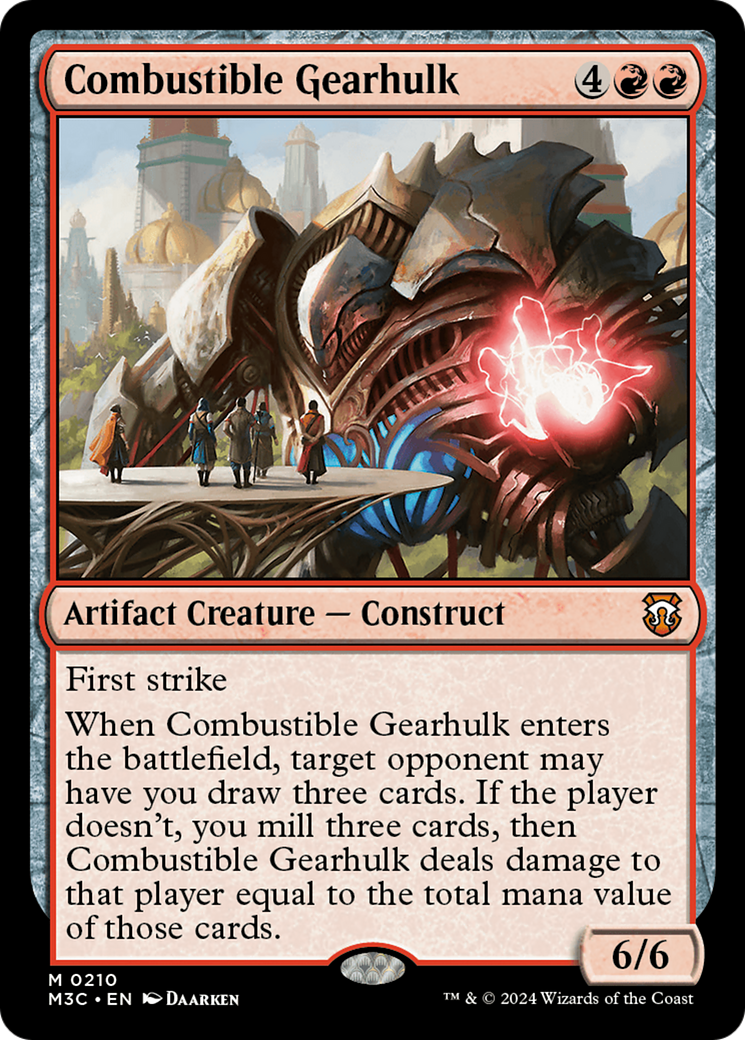Combustible Gearhulk (M3C-210)  - Modern Horizons 3 Commander