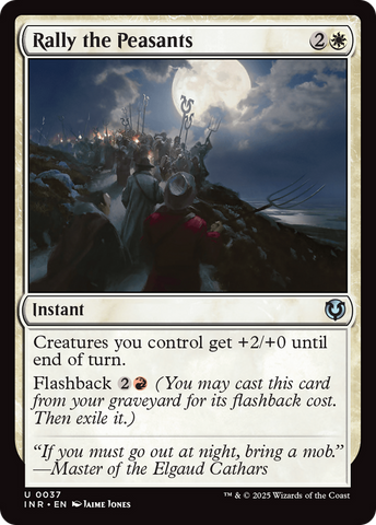 Rally the Peasants (INR-037)  - Innistrad Remastered