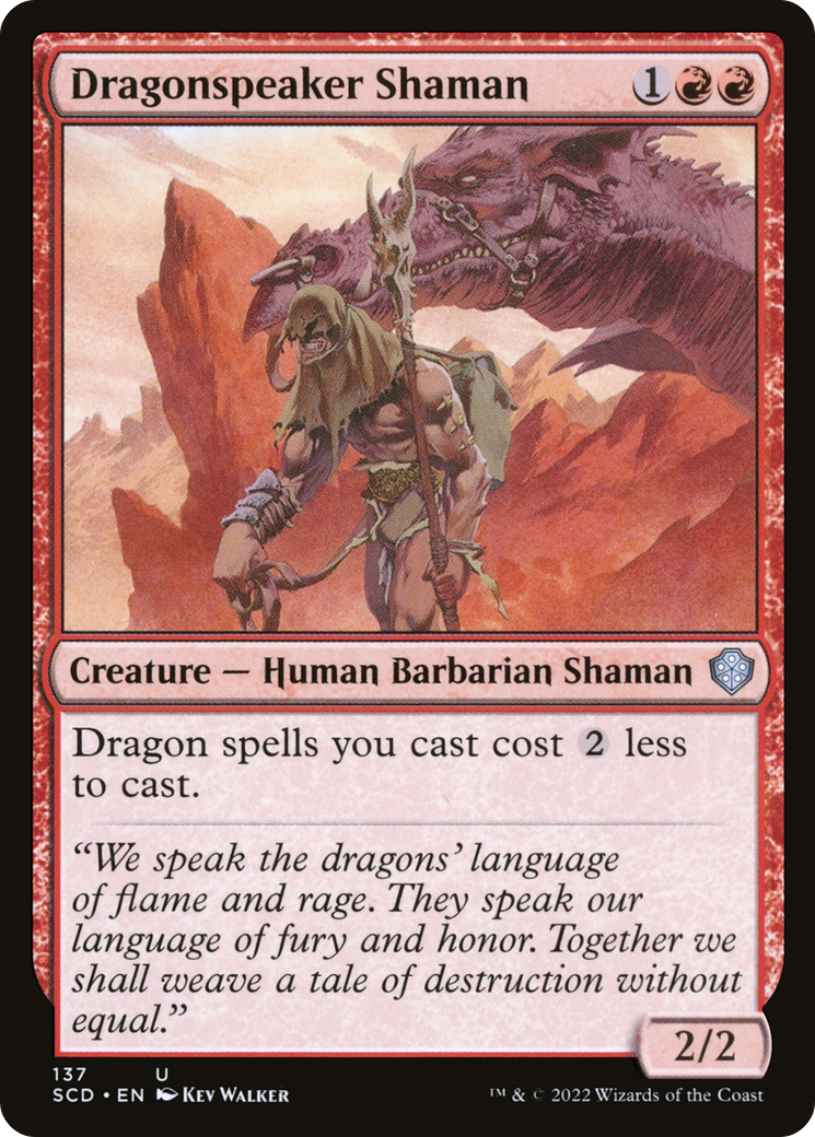 Dragonspeaker Shaman (SCD-137)  - Starter Commander Decks
