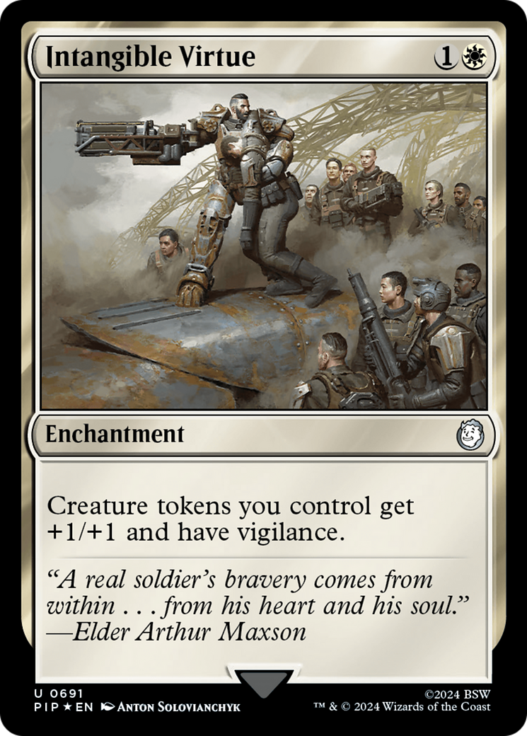 Intangible Virtue (Surge Foil) (PIP-691)  Foil - Fallout