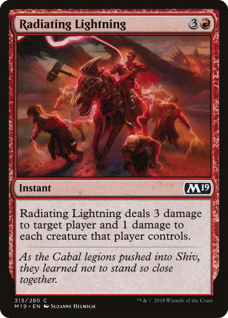 Radiating Lightning (M19-313)  - Core Set 2019