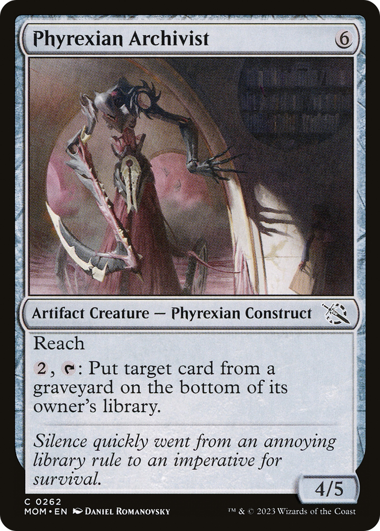 Phyrexian Archivist (MOM-262) - March of the Machine Foil
