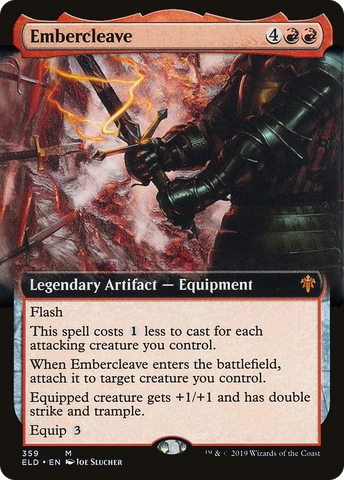 Embercleave (Extended Art) (ELD-359)  Foil - Throne of Eldraine: (Extended Art)