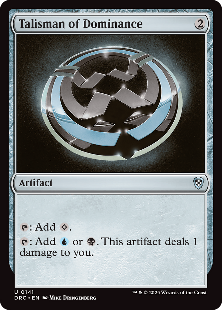 Talisman of Dominance (DRC-141)  - Commander: Aetherdrift