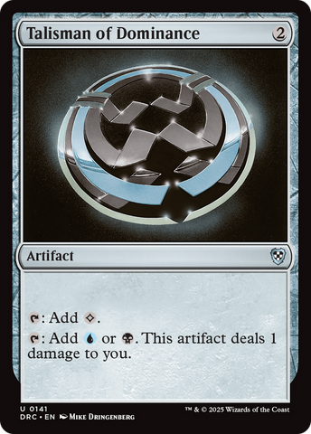 Talisman of Dominance (DRC-141)  - Commander: Aetherdrift