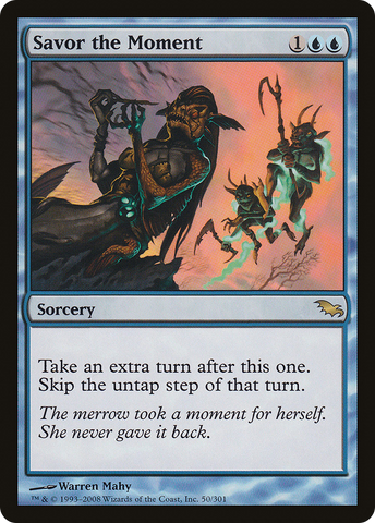 Savor the Moment (SHM-050)  Foil - Shadowmoor