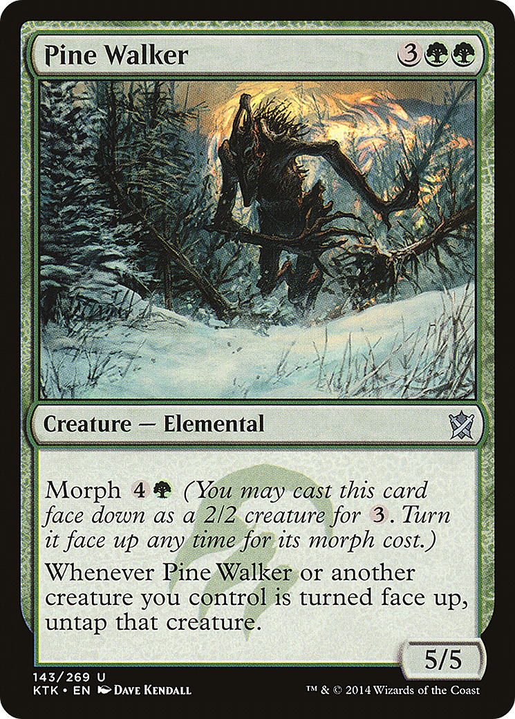 Pine Walker (KTK-143)  Foil - Khans of Tarkir